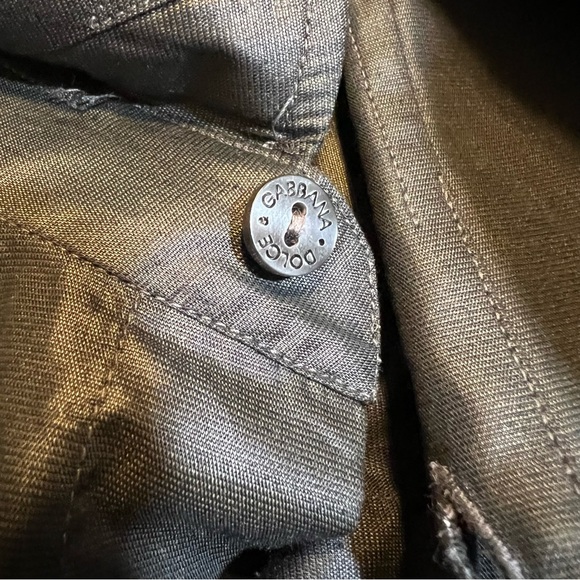 AUTHENTIC Dolce & Gabbana Snap Italy Short Sleeve Shirt Size 39 -15 1/2 Neck EUC - Picture 7 of 12